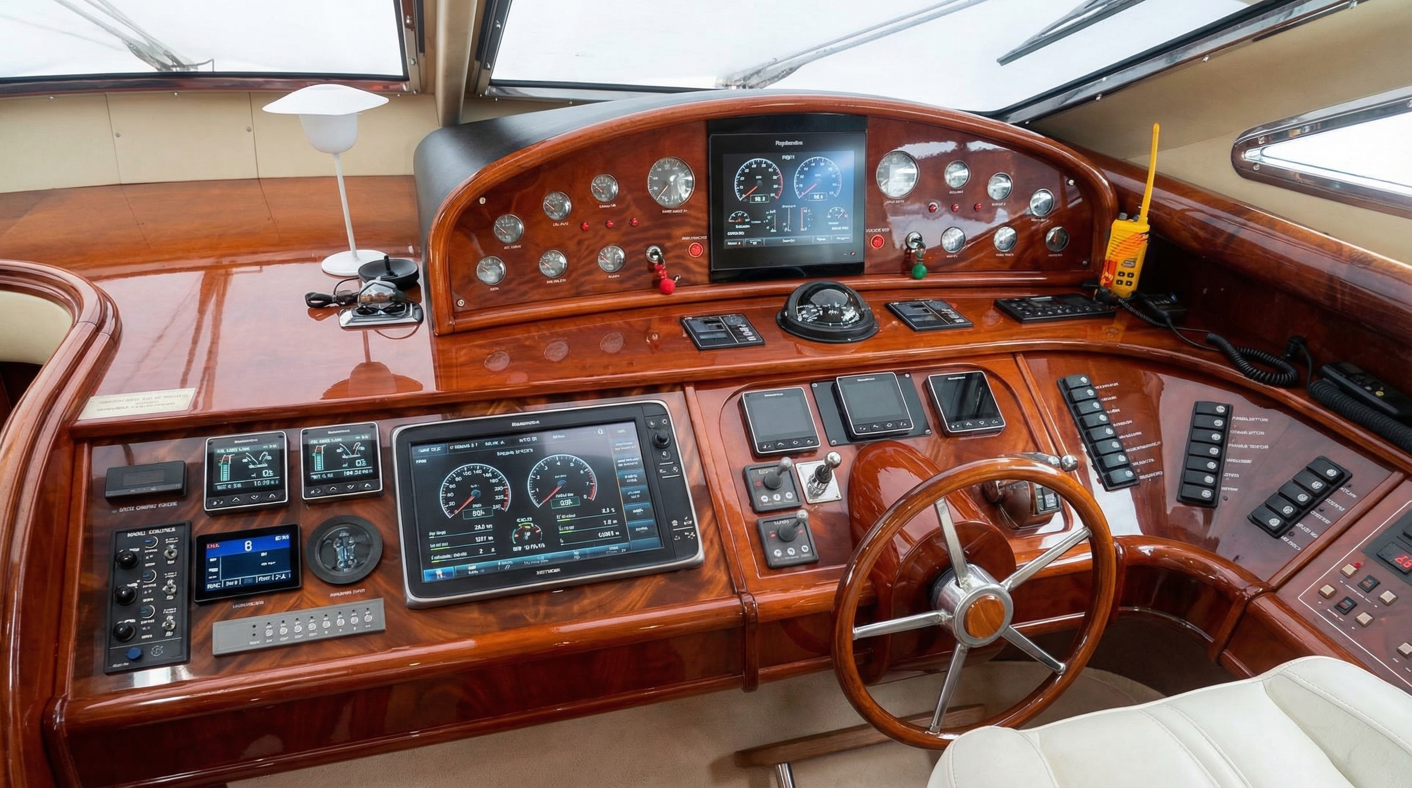 Helm and navigation instruments — Astondoa 72 GLX
